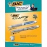 BIC Atlantis Ultra Comfort Druckkugelschreiber, verschiedene Schaftfarben, mittlere Spitze (1,0 mm), Schwarz