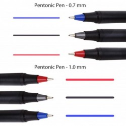 LINC Pentonic Premium Kugelschreiber – 0,7 mm, 12 Stifte (ROT)