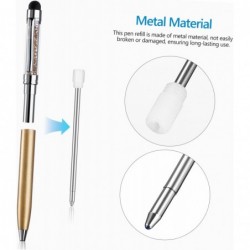 10 Stück 7 cm Metall-Minen, Tintenstift-Minen, Flüssiggel-Minen, Schreibstift-Minen, schwarze Stift-Minen, Kugelschreiber-Minen, Nachfüllstifte, Druckbleistift, auswechselbar, für Schüler