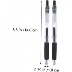 TEHAUX Schwarzer Markierstift Stifte Schwarzer Flüssigtintenstift Schwarze Tintenstifte Textmarker Kugelschreiber Großpackung Schreibstifte Schwarzer Schilder-Kugelschreiber Stifte Mittlere Spitze Glattester Schreibstift Kunststoff