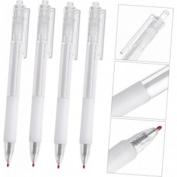 12 Stück Press-Gelstifte, Klick-Gelstifte, Tintenroller, Kugelschreiber, schwarze Press-Gelstifte, Schulschreibwaren, Unterschriftenstifte, Büroschreibwaren, schwarzer Tintenstift, Come Pen, weißer Kunststoff