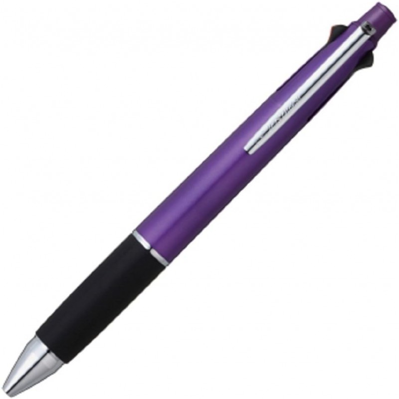 Uni Jetstream 0,5-mm-Kugelschreiber-Multistift und 0,5-mm-Bleistift, violettes Gehäuse (MSXE510005.11)