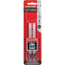 uni-ball® Power Tank™ Kugelschreibermine, 1,0 mm, schwarz, 2er-Pack