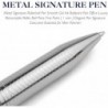 STONEGO Metall-Kugelschreiber ohne Kappe, Chrom, schwarze Tinte, 1,0 mm, mittlere Spitze, sanftes Schreiben, Business-Stift, einziehbarer Griff aus Edelstahl, Executive-Stift, schönes Geschenk für Männer, Frauen, Büro, Schule (Silber)