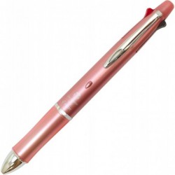 Pilot Dr. Grip 4+1, 4-farbiger 0,7-mm-Kugelschreiber und 0,5-mm-Druckbleistift, Babyrosa (BKHDF1SFN-BP)