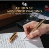 Luxus-Füllfederhalter - Atemberaubender Goldstift, 24K Gold-Finish