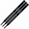 3er-Pack - Private Reserve Ink Schmidt 888 Rollerball-Mine, schwarze mittlere Spitze