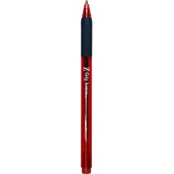 Zebra Pen Z-Grip Basics Stick Pen, mittlere Spitze, 1,0 mm, rote Tinte, 12 Stück