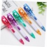 Ciieeo 10 Stück Taschenlampenstift, Druckkugelschreiber, Tintenstift-Nachfüllungen, Stift im Dunkeln, Leuchtstift, Nachtschreibwerkzeug, Füllfederhalter, schwarze Tinte, Kugelschreiber, Feinspitze, einzigartiger Bürostift