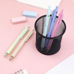 Terdey Gelschreiber-Set, süße Stifte, Kawaii-Schulbedarf, einziehbare Geltinte, schwarzer, neuartiger Neutralstift, stumm schaltender Kugelschreiber mit sanftem Schreiben für Schule, Zuhause, Büro, Schreiben, feine Spitze 0,5 mm (5 Stück)