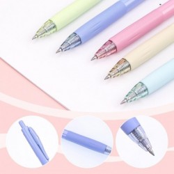 Terdey Gelschreiber-Set, süße Stifte, Kawaii-Schulbedarf, einziehbare Geltinte, schwarzer, neuartiger Neutralstift, stumm schaltender Kugelschreiber mit sanftem Schreiben für Schule, Zuhause, Büro, Schreiben, feine Spitze 0,5 mm (5 Stück)