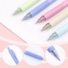 Terdey Gelschreiber-Set, süße Stifte, Kawaii-Schulbedarf, einziehbare Geltinte, schwarzer, neuartiger Neutralstift, stumm schaltender Kugelschreiber mit sanftem Schreiben für Schule, Zuhause, Büro, Schreiben, feine Spitze 0,5 mm (5 Stück)