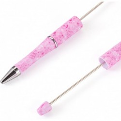 Perlenstifte, Kugelschreiber mit schwarzer Tinte, DIY-Stifte, süße coole Stifte für Tagebücher, Mädchen, Studenten, Lehrer, Braut, Abschlussgeschenk, Büro- und Schulbedarf (Pink-Geschenk, 5 Stück)