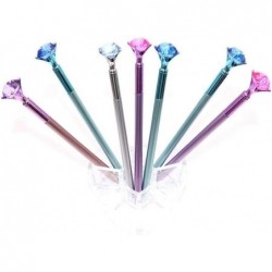 queenland 8er-Pack Big Diamond Gelschreiber-Set, blaue Tinte, Kugelschreiber mit 0,5-mm-Spitze, Gel-Tintenroller-Stift-Set, Schul- und Büroschreibwaren