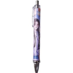 4 Stück Anime Tian Guan Ci Fu Gel-Tintenstifte, 0,5 mm Kugelschreiber, 50 Stück Aufkleber, Presse-Schreibstift, Schulbedarf, Bürobedarf