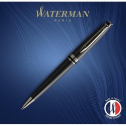 Waterman Expert Kugelschreiber,Schwarze Metallic-Lackierung