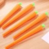 10 Stück orangefarbener Gelschreiber für die Schule, kreativer klassischer süßer Gelschreiber zum reibungslosen Schreiben, lustige Karotte, 0,5 mm schwarzer Geltintenschreiber, Büro-/Schulbedarf, kreatives Geschenk