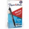 Paper Mate InkJoy 300RT Druckkugelschreiber, mittlere Spitze, Schwarz, Schachtel mit 12 Stück