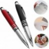 NUOBESTY 1 Set Touch-Kugelschreiber, Fidget-Stift, Stifte für Touchscreen, Leuchtstift, LED-Licht-Kugelschreiber, Leuchtstift für Krankenschwestern, Stylus-Stifte, schwarze Stifte, Kugelschreiber, Schreibkugelschreiber, 4 Stück