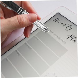 NUOBESTY 1 Set Touch-Kugelschreiber, Fidget-Stift, Stifte für Touchscreen, Leuchtstift, LED-Licht-Kugelschreiber, Leuchtstift für Krankenschwestern, Stylus-Stifte, schwarze Stifte, Kugelschreiber, Schreibkugelschreiber, 4 Stück