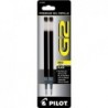 Schwarze Pilot G2 Gel-Tintenmine für Rolling Ball Pens, Bold Point, 4 Minen (77289)