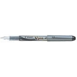 Pilot V Pen (Varsity) Einweg-Füllfederhalter, schwarze Tinte, mittlere Spitze, 5er-Set (mit der Original-Produktbeschreibung aus unserem Shop)