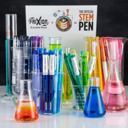 Pilot, FriXion ColorSticks, löschbare Geltintenstifte, feine Spitze 0,7 mm, 5er-Pack, schwarz