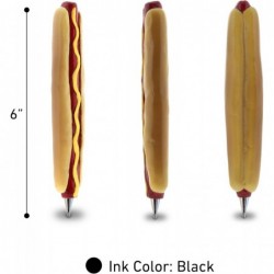 Hot-Dog-Schreibstift – einzigartiges Schreibtischzubehör und Schreibwarenzubehör, cooler Food-Stift für Erwachsene und Kinder, lustiger Hot-Dog-Stift für Kinder, Erwachsene, süße Hotdog-Dekogeschenke