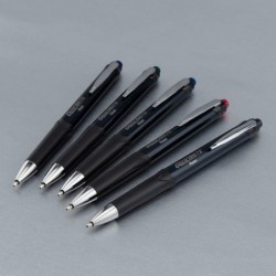 Pentel Glidewrite Signature Kugelschreiber, schwarzer Schaft, (1,0 mm) mittlere Linie, schwarze Tinte, 12 Stifte (BX930A-A)