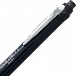 Pentel Glidewrite Signature Kugelschreiber, schwarzer Schaft, (1,0 mm) mittlere Linie, schwarze Tinte, 12 Stifte (BX930A-A)