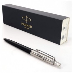 Personalisierter Parker Jotter Kugelschreiber Stift Geschenkbox,Schwarz