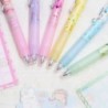 oneZHI 6 Stück Kawaii-Kugelschreiber, 0,5 mm, Anime-Gel-Tintenstift, schwarzes Kätzchen, Geschenke, Melodie, Cartoon, süßes Schulbedarfsset für Kinder, Teenager, Mädchen, Frauen