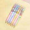 oneZHI 6 Stück Kawaii-Kugelschreiber, 0,5 mm, Anime-Gel-Tintenstift, schwarzes Kätzchen, Geschenke, Melodie, Cartoon, süßes Schulbedarfsset für Kinder, Teenager, Mädchen, Frauen