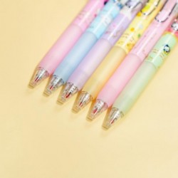 oneZHI 6 Stück Kawaii-Kugelschreiber, 0,5 mm, Anime-Gel-Tintenstift, schwarzes Kätzchen, Geschenke, Melodie, Cartoon, süßes Schulbedarfsset für Kinder, Teenager, Mädchen, Frauen