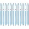 Paper Mate Glide G610 Gel-Stylus-Stifte, einziehbar, blaue Tinte, feine Schreibspitze, einfacher Griff, 0,5 mm, 12er-Pack (blau)