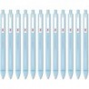 Paper Mate Glide G610 Gel-Stylus-Stifte, einziehbar, blaue Tinte, feine Schreibspitze, einfacher Griff, 0,5 mm, 12er-Pack (blau)