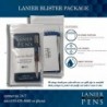 Lanier Kombipack – 6er-Pack – Schmidt P900 M Parker Style Kugelschreibermine, schwarze Tinte, mittlere Spitze