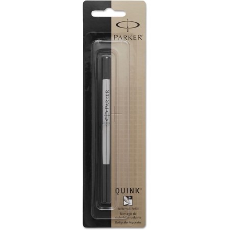 Parker 3021531 Mine für Tintenroller, mittel, schwarze Tinte