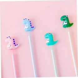 12 Stück Dinosaurier-Stifte, schwarze Preise, schwarze Geschenktüten, Füller für Stifte, schwarze Kugelschreiber, Tintenstift, Füllfederhalter, tragbare Kawaii-Stifte, Studenten, Tier, süßer Kunststoff