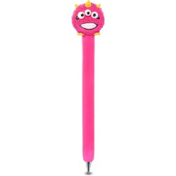 Pinker Monster-Neuheitsstift – Niedliche, witzige Stifte für Kinder, Teenager, Erwachsene, lustiger cooler Kugelschreiber für das Schreiben in der Schule, einzigartiges Büromaterial, niedliches Monster-Stiftgeschenk für Männer und Frauen – 6 Zoll