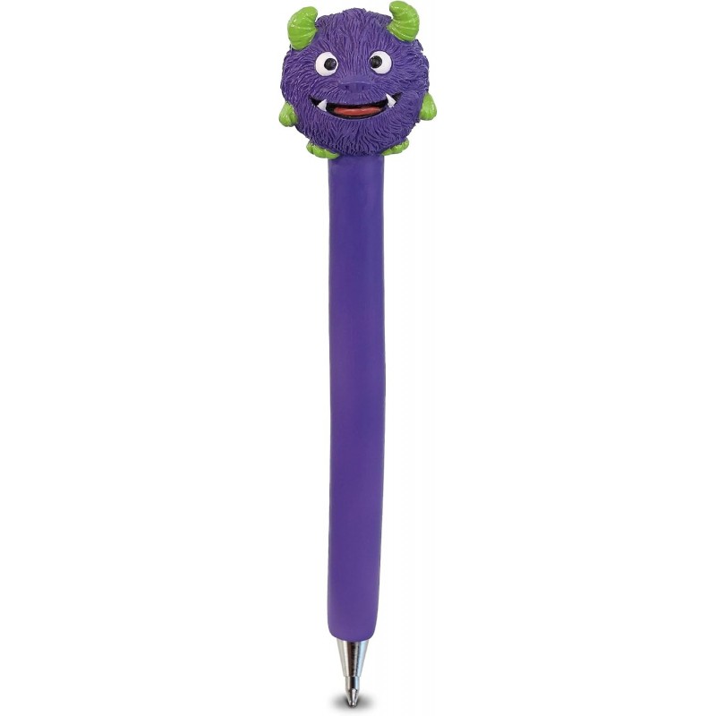 Lila Monster-Neuheitsstift – süße, lustige Stifte für Kinder, Teenager, Erwachsene, lustiger cooler Kugelschreiber für das Schreiben in der Schule, einzigartiges Büromaterial, süßes Monster-Stiftgeschenk für Männer und Frauen – 6 Zoll