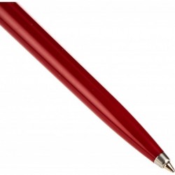 1 x Parker Jotter Druckkugelschreiber, roter Schaft, schwarze Tinte, mittlere Spitze