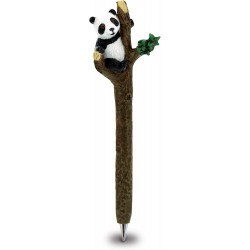 Planet Pens Panda-Neuheitsstift – lustiger und einzigartiger Kugelschreiber für Kinder und Erwachsene, farbenfrohes Wildtier-Schreibstift-Instrument für coole Schreibwaren, Schule und Büro-Schreibtischdekoration