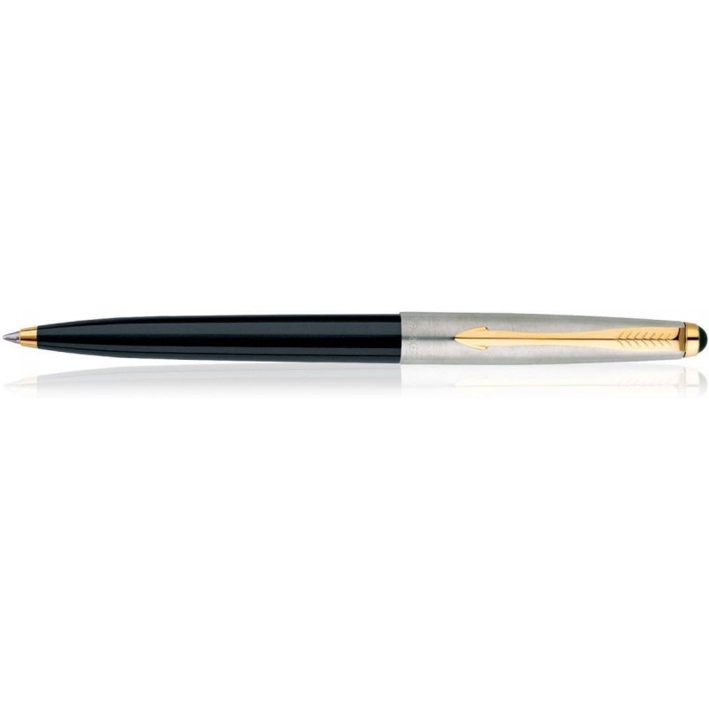 Parker Galaxy (wie Jotter, Classic) Gt Kugelschreiber – Neu – Goldbesatz – Schwarzes Gehäuse