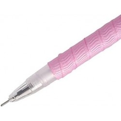 Blumen-Kugelschreiber, kreativer dekorativer Stift, schwarze Tinte, 0,4 mm, Pompon, Mama, Lila, TPPJ121046