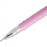 Blumen-Kugelschreiber, kreativer dekorativer Stift, schwarze Tinte, 0,4 mm, Pompon, Mama, Lila, TPPJ121046