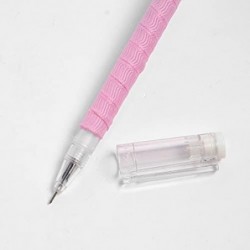 Blumen-Kugelschreiber, kreativer dekorativer Stift, schwarze Tinte, 0,4 mm, Pompon, Mama, Lila, TPPJ121046