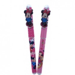 Disney Minnie Mouse Stifte-2er-Set (gepunktet, rosa)