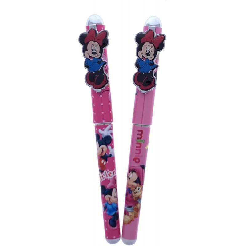 Disney Minnie Mouse Stifte-2er-Set (gepunktet, rosa)