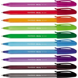 Paper Mate InkJoy 100ST Kugelschreiber | Mittlere Spitze (1,0 mm) | Lustige Farben | 10 Stück